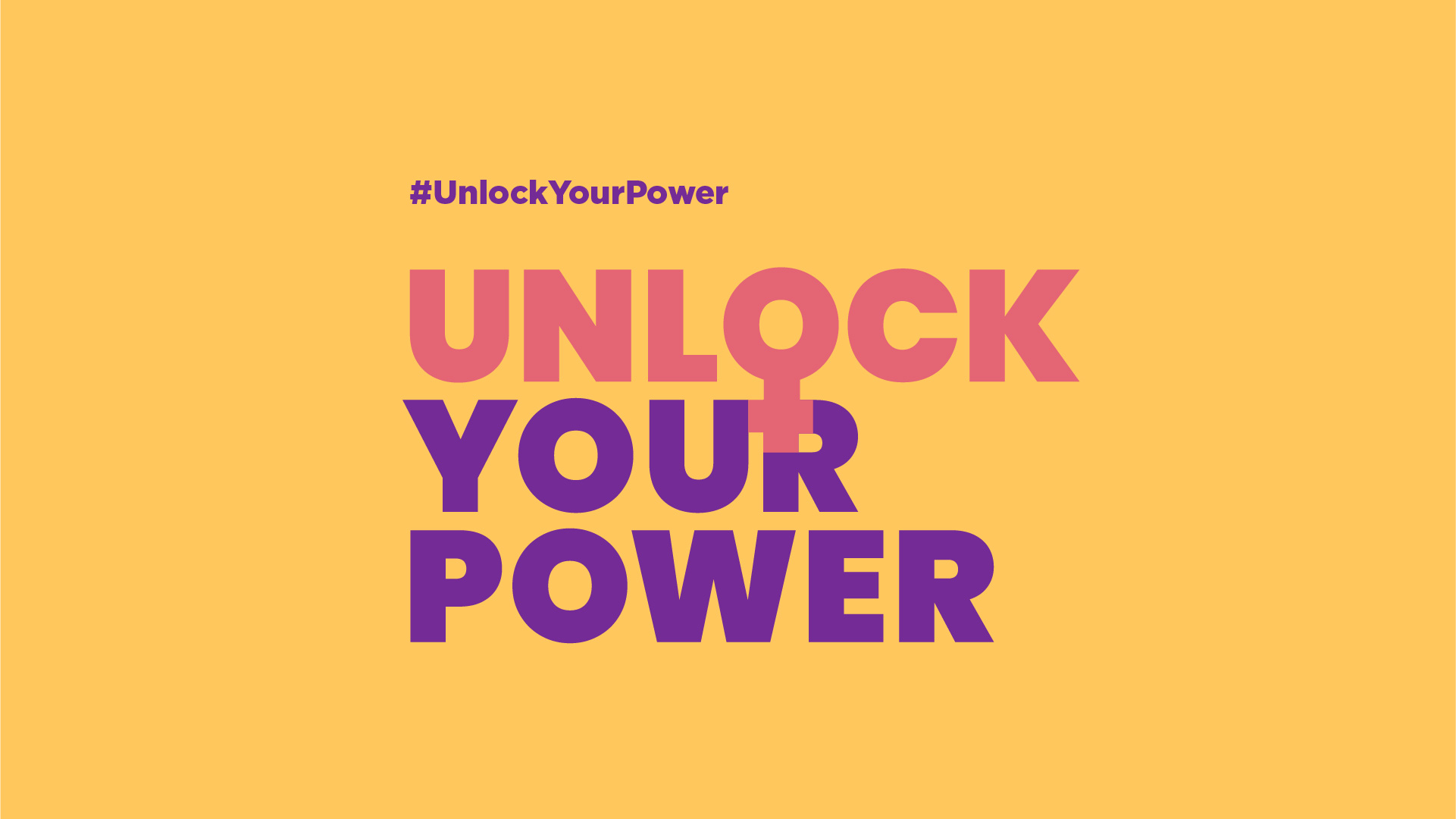 γραφιστικό που γράφει «Unlock your power»